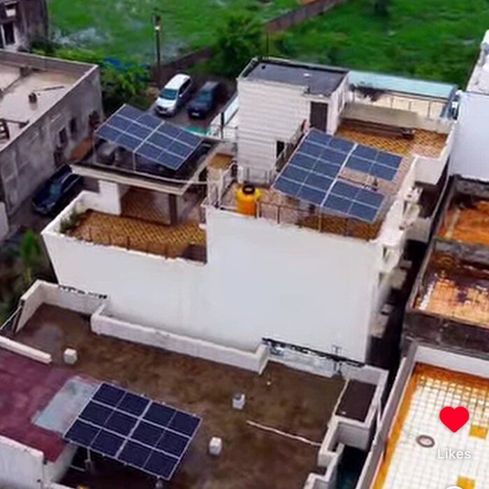 Industrial scale solar plant